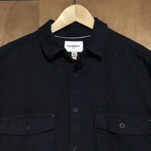 Denim Look Button Down